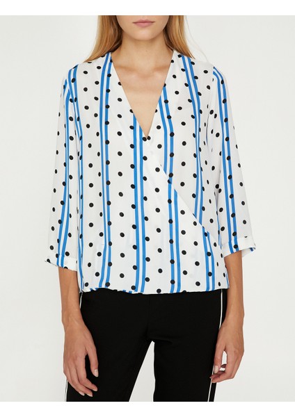 Kadın Puantiyeli Bluz modelleri