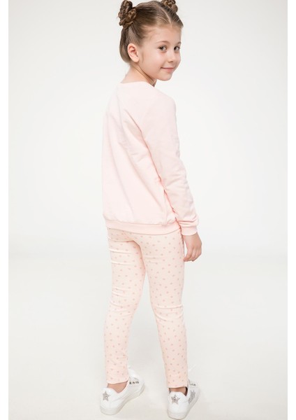 Kalp Baskılı Skinny Fit Tayt J0260A618AU