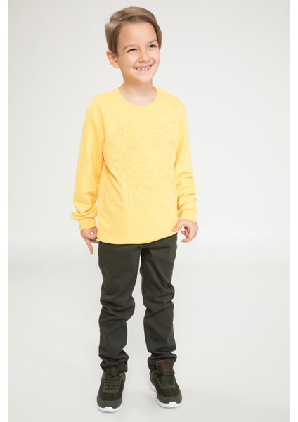 Erkek Çocuk Slim Fit Gabardin Pantolon