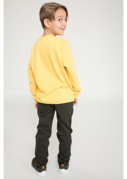 Erkek Çocuk Slim Fit Gabardin Pantolon