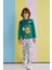 Board Meeting Erkek Çocuk Pijama Takımı Yeşil 1
