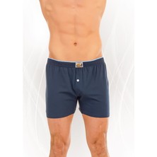 İlke 011 Düz Renkli Penye Boxer