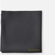 Sedef Koyu Gri Şifon Şal Sedef 72x200