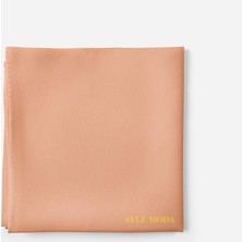 Sedef Mercan Rengi Şifon Şal Sedef 72x200