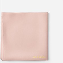 Sedef Cay Gul Pembe Rengi Şifon Şal Sedef 72x200