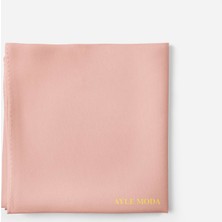 Sedef Orta Pembe Şifon Şal Sedef 72x200