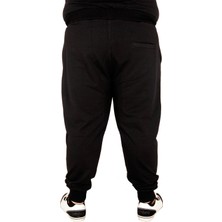 ModeXL Eşofman Altı Dar Paça Ribanali 18507 Siyah