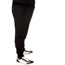 ModeXL Eşofman Altı Dar Paça Ribanali 18507 Siyah