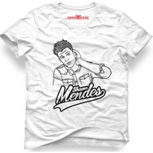 Tshirthane Shawn Mendes Hair Beyaz Erkek T-Shirt