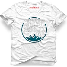Tshirthane Shawn Mendes Mountain Beyaz Erkek T-Shirt
