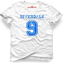 Tshirthane Riverdale 9 Nine Beyaz Erkek T-Shirt