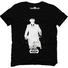 Tshirthane Peaky Blinders Tommy Shelby Gölge Siyah Erkek T-Shirt