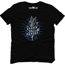 Tshirthane Shawn Mendes 1998 Siyah Erkek T-Shirt