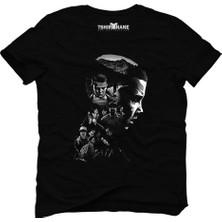 Tshirthane Stranger Things 11 Eleven Millie Bobby Brown Siyah Erkek T-Shirt