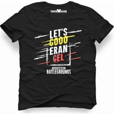 Tshirthane Pubg Lets Goo Erangel Siyah Erkek T-Shirt
