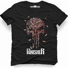 Tshirthane Punisher Siyah Erkek T-Shirt