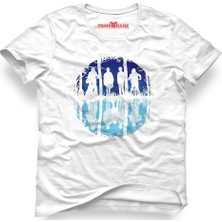 Tshirthane Friends Don'T Lie -Eleven, Stranger Things Beyaz Erkek T-Shirt