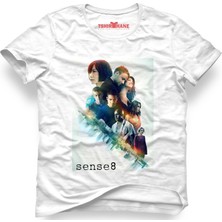 Tshirthane Sensei8 Beyaz Erkek T-Shirt