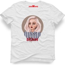 Tshirthane Skam Beyaz Erkek T-Shirt