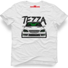 Tshirthane Tezza Cars Beyaz Erkek T-Shirt