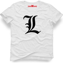 Tshirthane Death Note Deathnote Beyaz Erkek T-Shirt