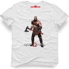 Tshirthane God Of War Beyaz Erkek T-Shirt