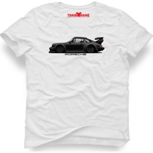 Tshirthane Porsche 911 Beyaz Erkek T-Shirt