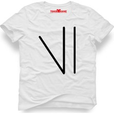Tshirthane Türk Boyları Karkın Beyaz Erkek T-Shirt