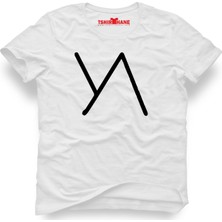 Tshirthane Türk Boyları Yiva İva Beyaz Erkek T-Shirt