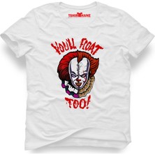 Tshirthane Pennywise Float Beyaz Erkek T-Shirt