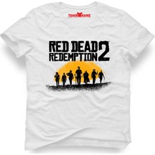 Tshirthane Red Dead Redemption 2 Beyaz Erkek T-Shirt