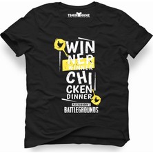 Tshirthane Pubg Battleground Siyah Erkek T-Shirt