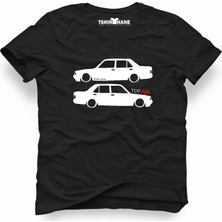 Tshirthane Tofaş Tofaşk Şahin Siyah Erkek T-Shirt