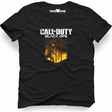 Tshirthane Call Of Duty Black Ops Siyah Erkek T-Shirt