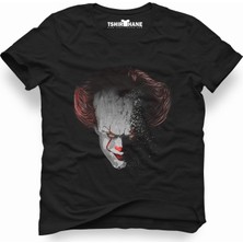Tshirthane Pennywise Siyah Erkek T-Shirt