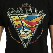 Bant Giyim Piramit Siyah Erkek T-Shirt