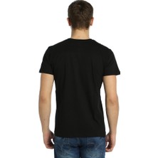 Bant Giyim Piramit Siyah Erkek T-Shirt