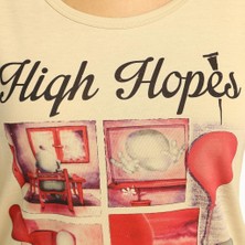 Bant Giyim High Hopes Krem Kadın T-Shirt