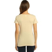 Bant Giyim High Hopes Krem Kadın T-Shirt