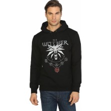 Bant Giyim The Witcher Siyah Kapüşonlu Erkek Sweatshirt Hoodie