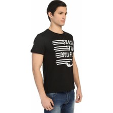 Bant Giyim Skate Penguen Siyah Erkek T-Shirt