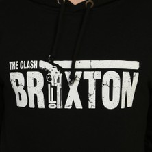 Bant Giyim Clash Siyah Kapüşonlu Erkek Sweatshirt