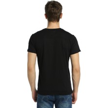 Bant Giyim Moon Siyah Erkek T-Shirt