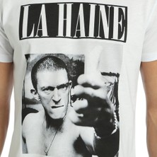Bant Giyim La Haine Film Beyaz Erkek T-Shirt