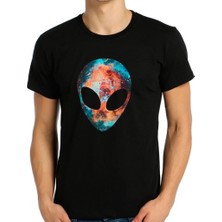 Bant Giyim Alien Cosmos Siyah Erkek T-Shirt