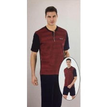 Pierre Cardin 5285 3 Lü Erkek Pijama Takımı Şort İlaveli