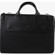 Guard Leather 1771 Hakiki Deri Evrak Çantası Siyah