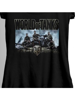 Kendim Seçtim Fury World Of Tanks Logo Kadın Tişört