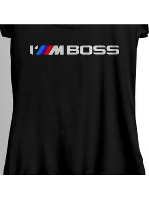 Kendim Seçtim Bmw M Power Sport I'M I Am Boss Kadın Tişört