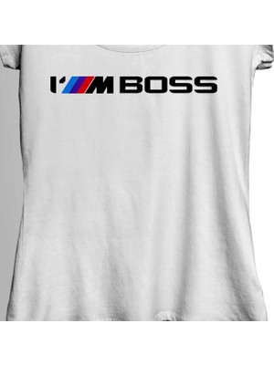 Kendim Seçtim Bmw M Power Sport I'M I Am Boss Kadın Tişört